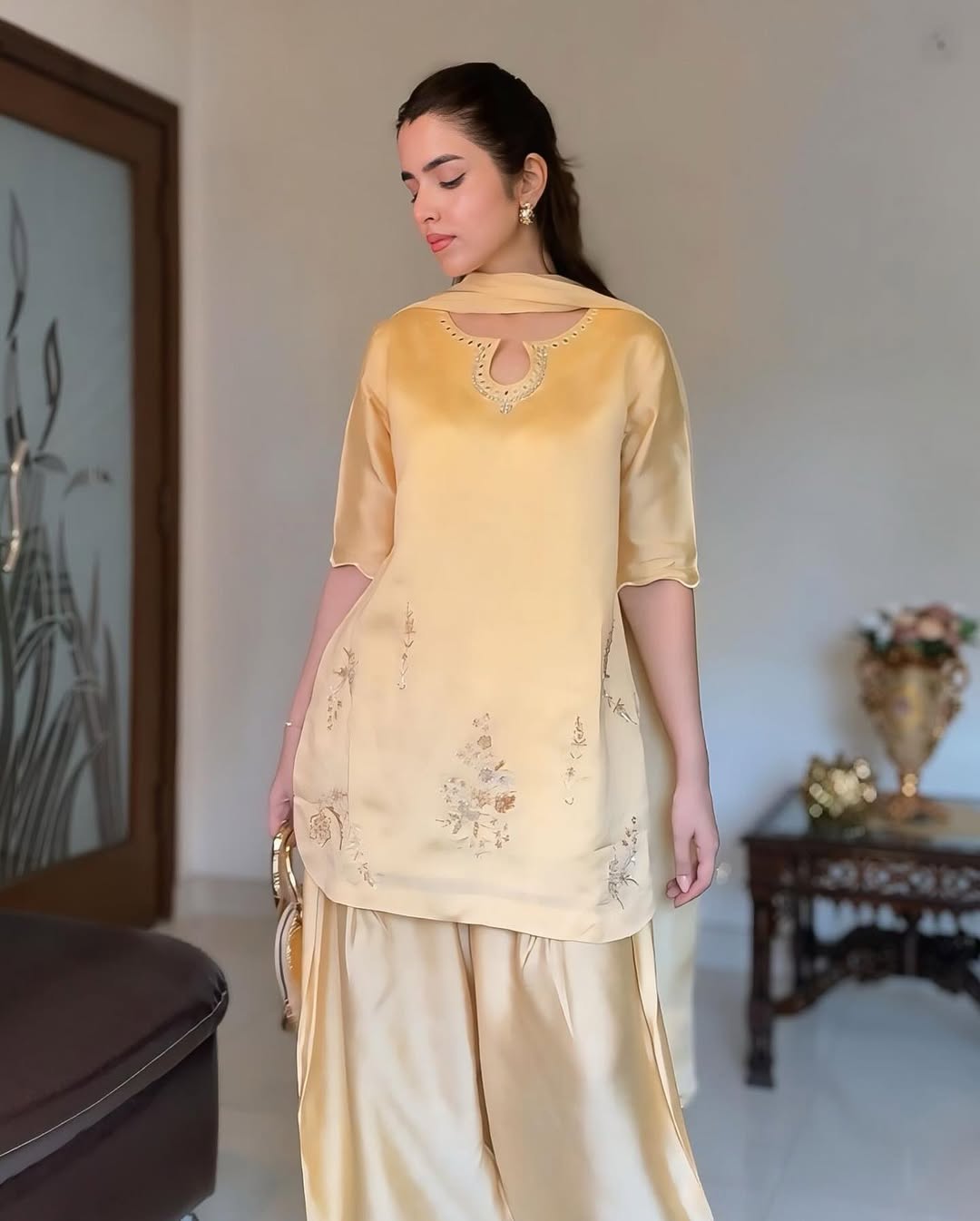 Summer wear handmade stitch dress-Nazneen