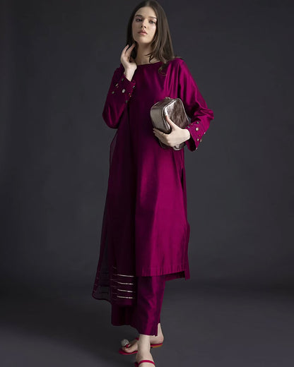 Summer wear handmade stitch dress- Gems
