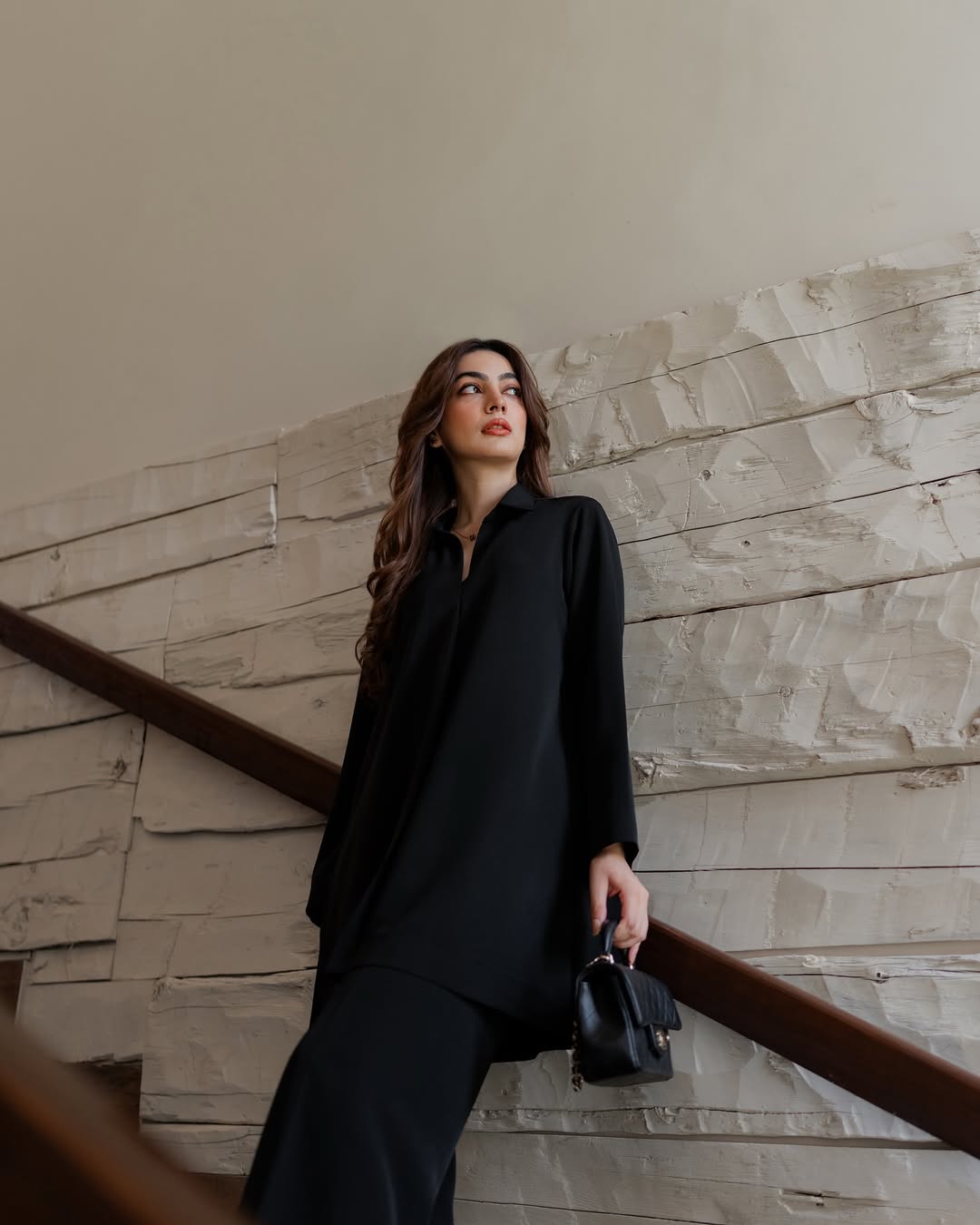 Summer wear stitch dress- Noir
