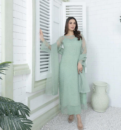 Summer wear handmade unstitch dress- Skimmy I