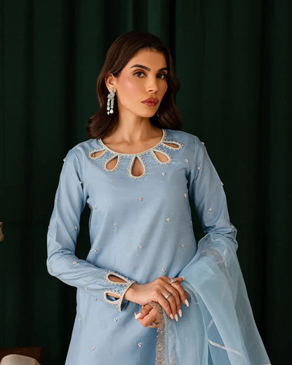Summer wear handmade stitch dress- Akas